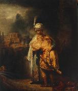 REMBRANDT Harmenszoon van Rijn Biblical Scene kjgh oil on canvas